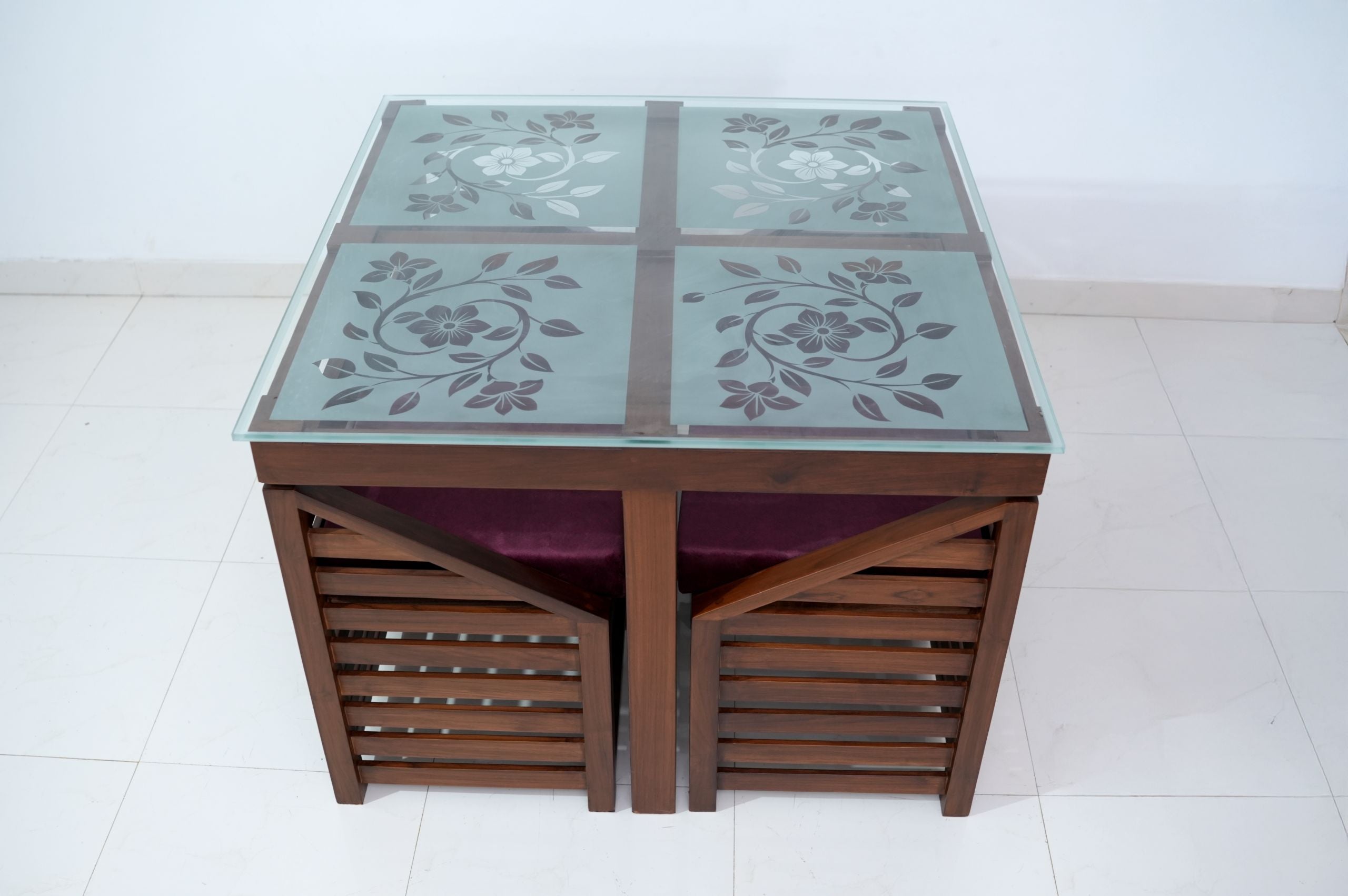 Chester- 4 Seater Dining Table Set