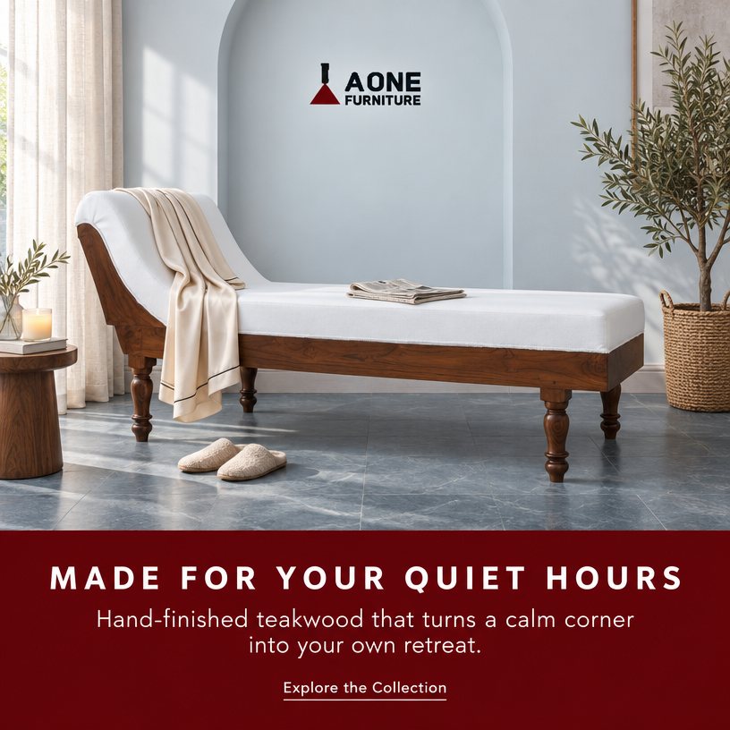 #A1 Polaris – Teak Wood Diwan