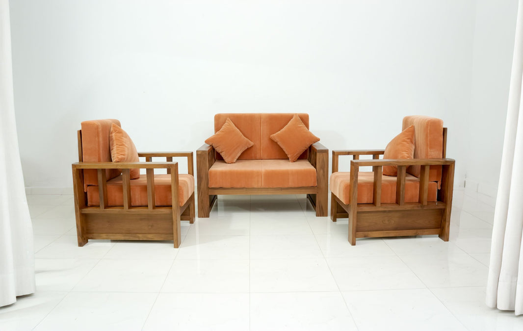 #A1 Tangerine Sofa - Settee