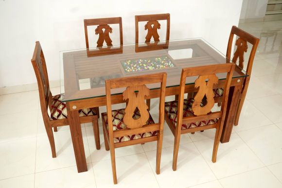 #A1 Orion – Teak Wood (Dining Table Set)