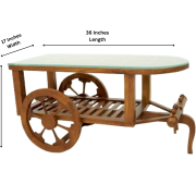 #A1 Bullok Trais – Teapoy (Tuffen Glass)