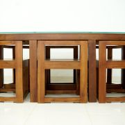 #A1 Livia – Teak Wood (Dining Table Set)