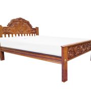 Horse Headboard-Teakwood Bed