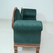 #A1 Emerald Royal Arc – Teak Wood Diwan