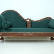 #A1 Emerald Royal Arc – Teak Wood Diwan