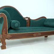 #A1 Emerald Royal Arc – Teak Wood Diwan