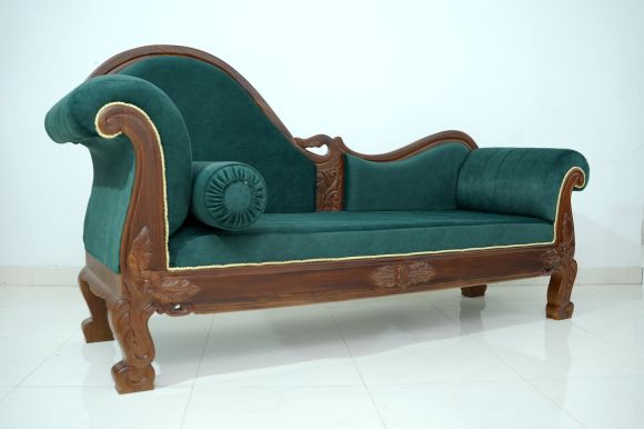 #A1 Emerald Royal Arc – Teak Wood Diwan